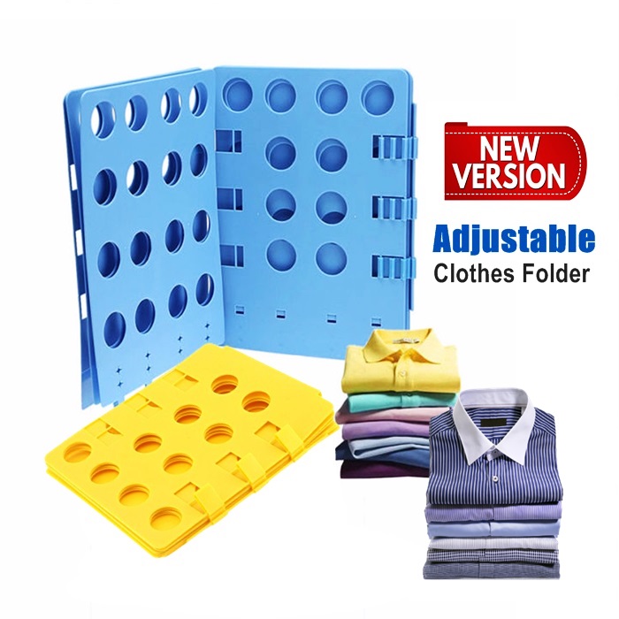 Adjustable T-Shirt Clothes Fast Folder Folding Board Laundry For Adult  Organizer